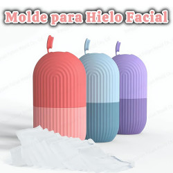 MOLDE DE SILICONA PARA HIELO FACIAL🧖🏻‍♀️$3,50