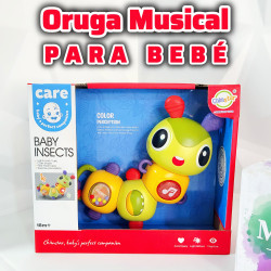 ORUGA DIDÁCTICA PARA BEBÉ 🐛$12,50