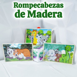 ROMPECABEZAS DE MADERA 🧩$3,50