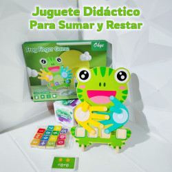 JUGUETE DIDÁCTICO PARA SUMAR Y RESTAR 🐸$12,50