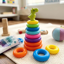 TORRE DE AROS APILABLES 🦕$4,50