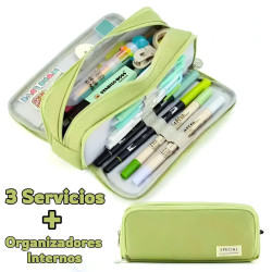 CARTUCHERA DE 3 SERVICIOS ✏️$6,5O