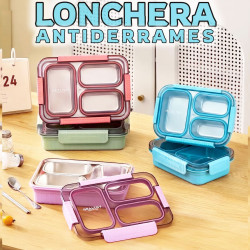 LONCHERA BENTO PREMIUM DE ACERO INOXIDABLE 🍱 $14