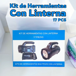 KIT DE HERRAMIENTAS CON LINTERNA 🧰$15