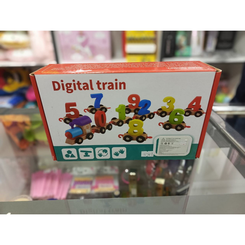 JUEGO DIDÁCTICO TREN DE NÚMEROS🚂