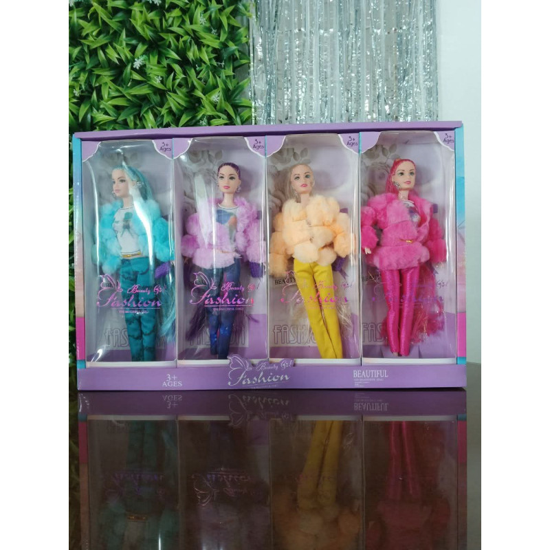 MUÑECA ABRIGO FASHION CABELLO LARGO👠$5,00