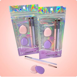 KIT DE BROCHAS Y ESPONJAS 4PCS💋 $1,50