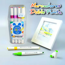MARCADORES PERFUMADOS DOBLE PUNTA DE 12PCS✏️ $4,80