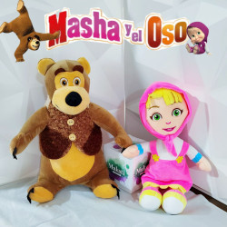 PELUCHES MASHA Y EL OSO🧸 $20,00