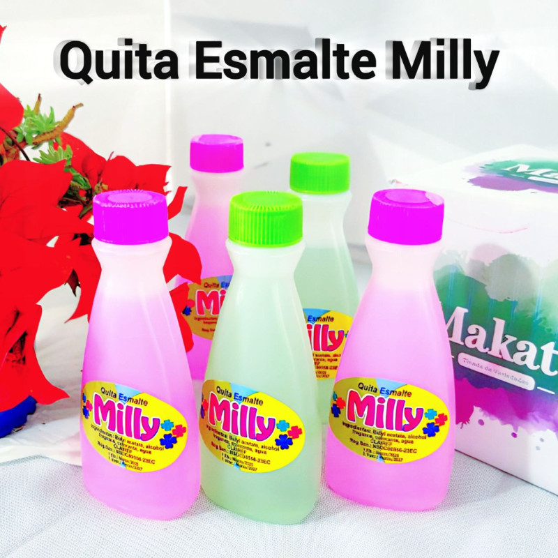 QUITA ESMALTE MILLY💅🏻 $1,00