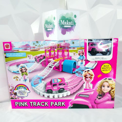 PISTA DE CARRERAS ROSA 127PCS🏎 $20