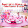 PISTA DE CARRERAS ROSA 127PCS🏎 $20